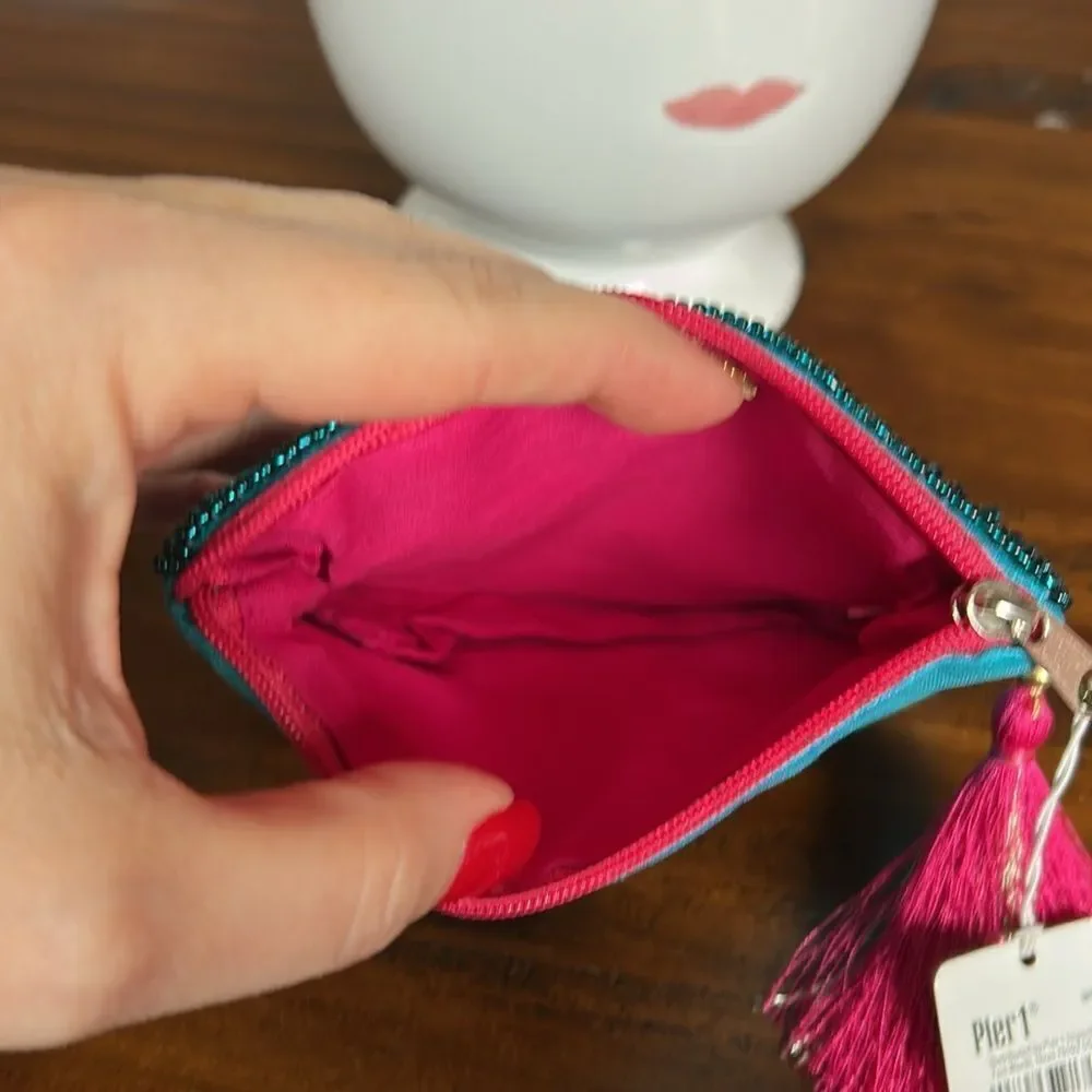 Pier 1 Aries small bag with tassel NWT